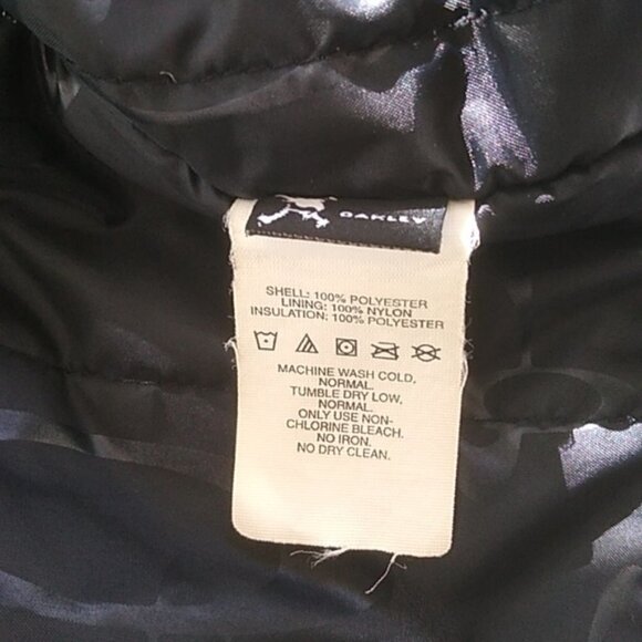 Men's Large Oakley Black Casual Jacket - Picture 10 of 15